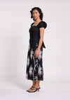 RAF Keep Short Sleeve Dress  (Printed Black)
