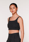 RAF Khan Sleeveless Top (Striped Black)