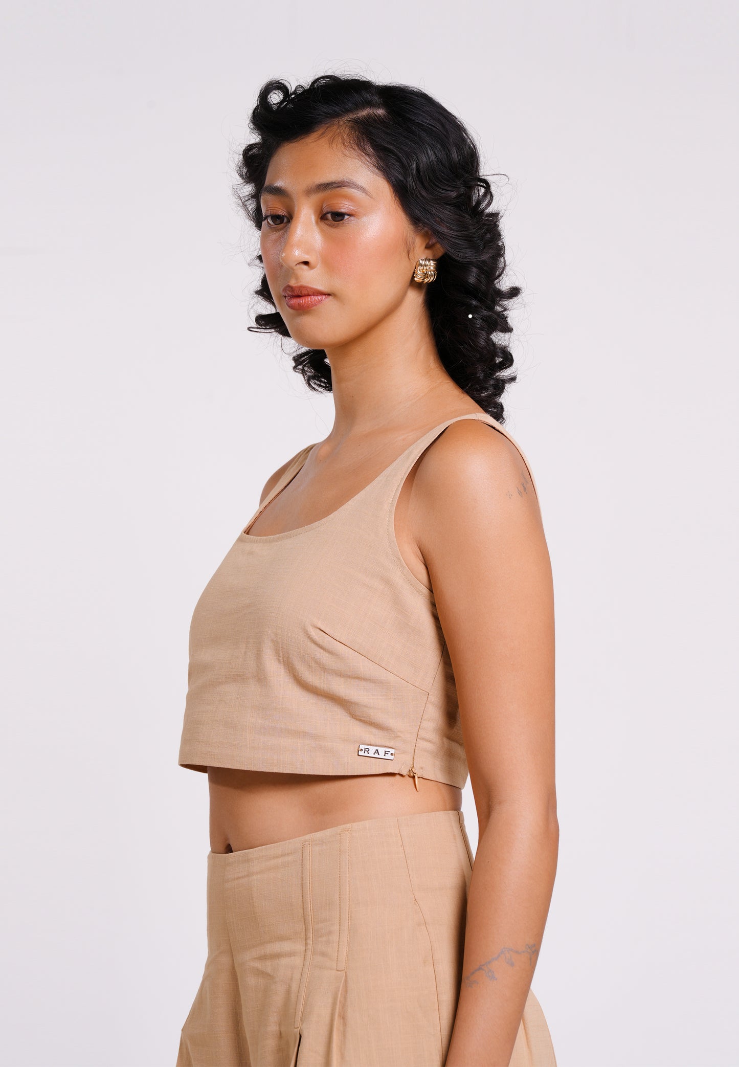 RAF Khan Sleeveless Top (Wood)