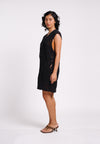 Raf Koa Sleeveless Dress  (Black)