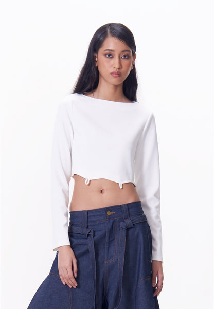 R.A.F. X nicolò  NP003 Long Sleeve Top (White)