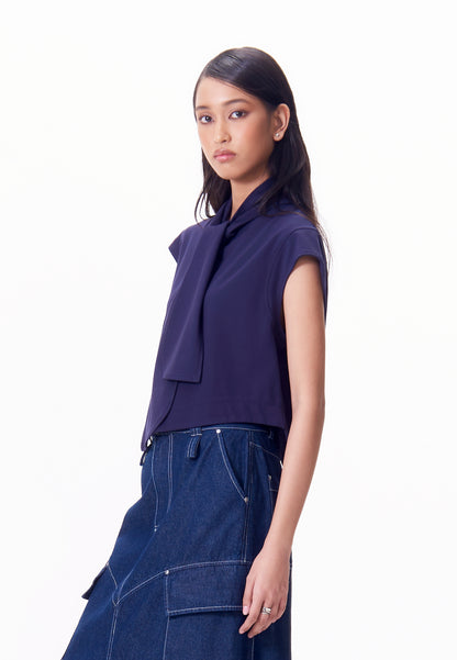 R.A.F. X nicolò  NP009 Sleeveless Top (Navy)