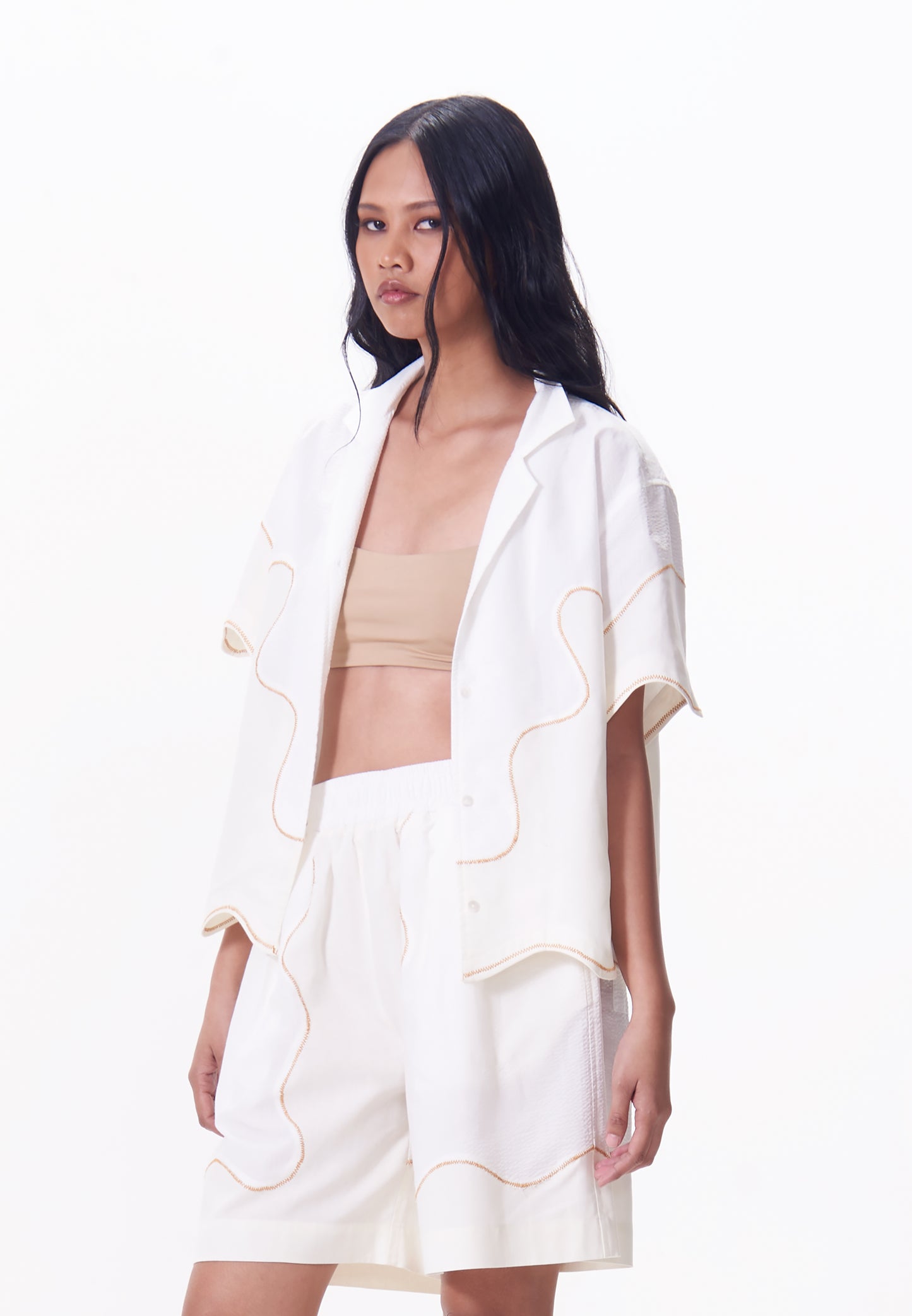 R.A.F. x nicolò NP010 Short Sleeve Top (Offwhite)