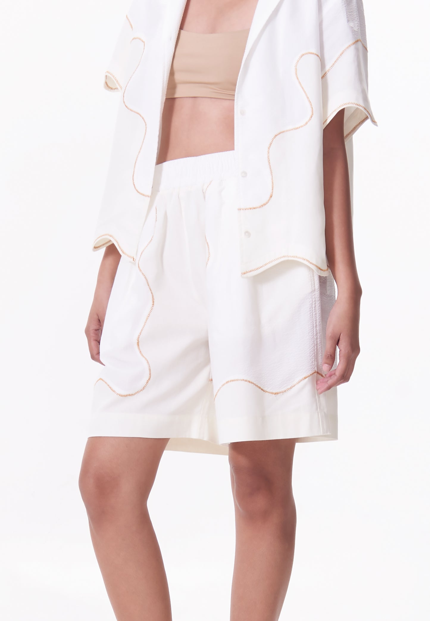 R.A.F. x nicolò NP011 Shorts (Offwhite)