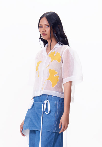 R.A.F. X nicolò  NP016 Short Sleeve Top (White)