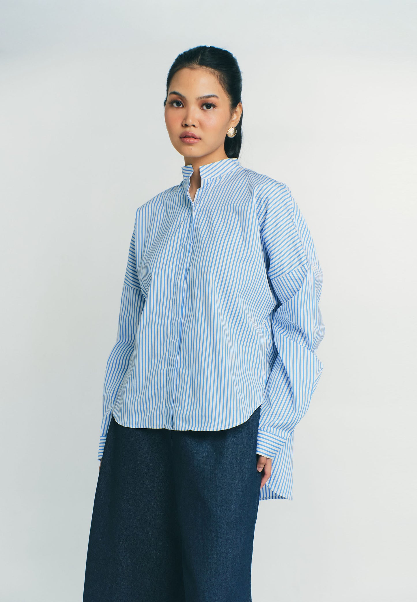 RAF Pear Long Sleeve W/ Belt (Blue)