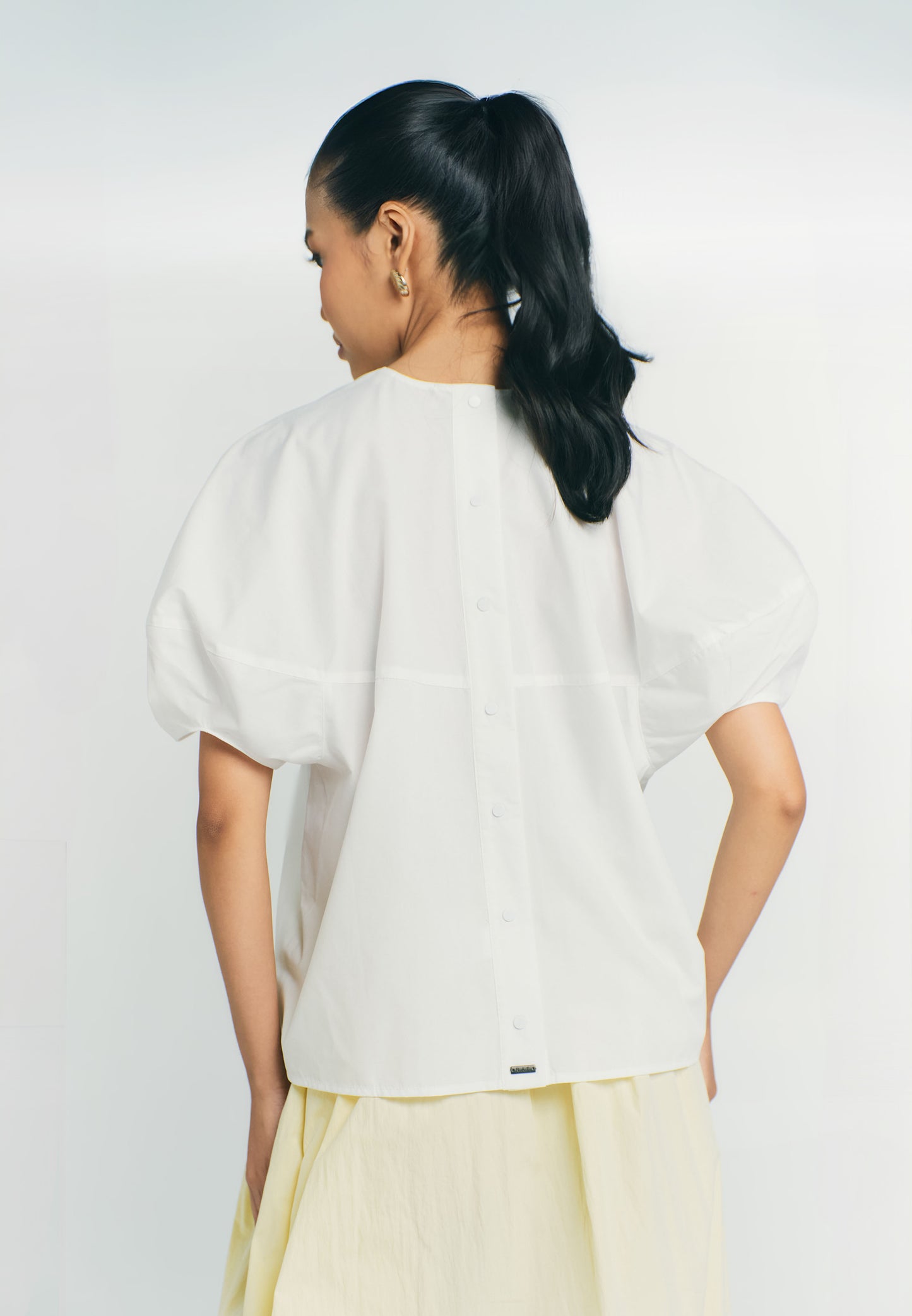 RAF Quaint Short Sleeve Top (White)