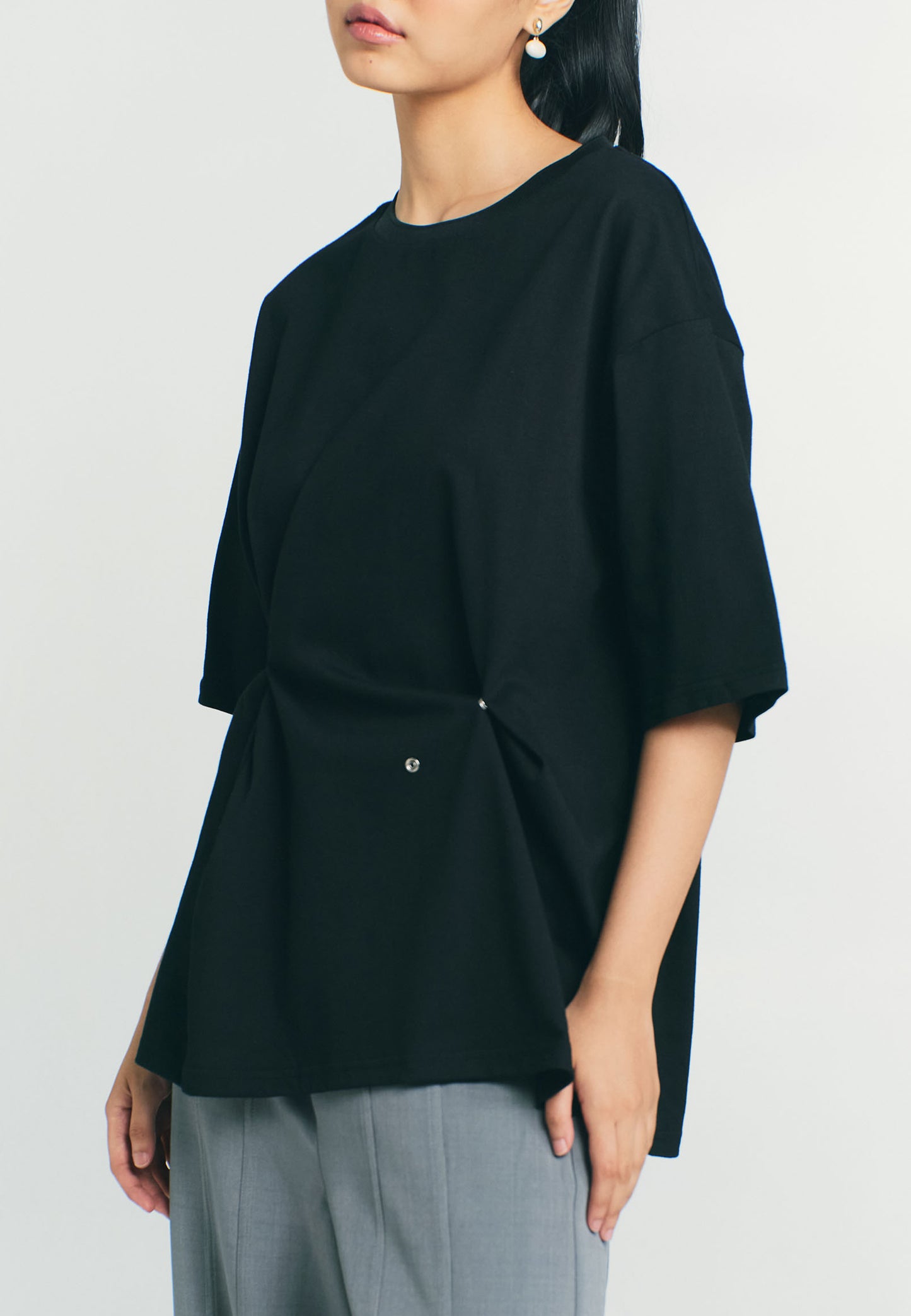 RAF Quibble Short Sleeve Top (Black)