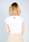 RAF Floyd Short Sleeve Bodysuit Top (White)