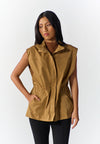 RAF Rum Sleeveless Vest Top (Caramel)