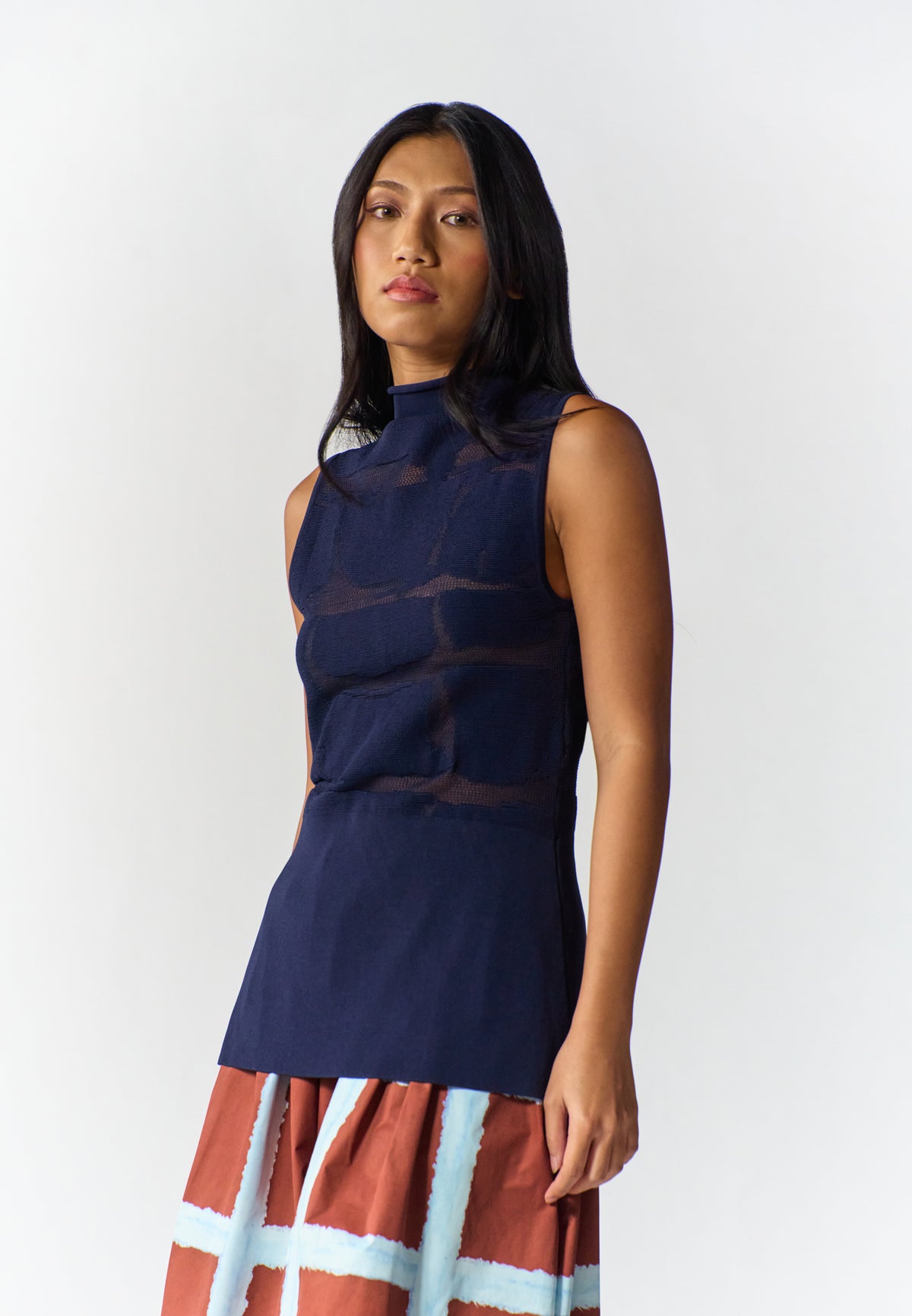 RAF Secco Sleeveless Top (Midnight Blue)