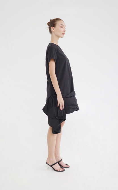 RAF X Martin Bautista Snejana Short Sleeve Dress (Black)