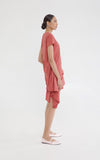 RAF X Martin Bautista Snejana Short Sleeve Dress (Rust)
