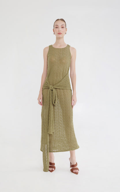 RAF X Martin Bautista Trentini Sleeveless Dress (Olive G.)