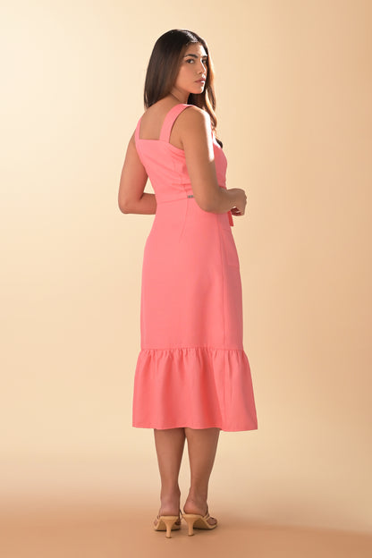 RAF Arezzo Sleeveless Dress (Pink)