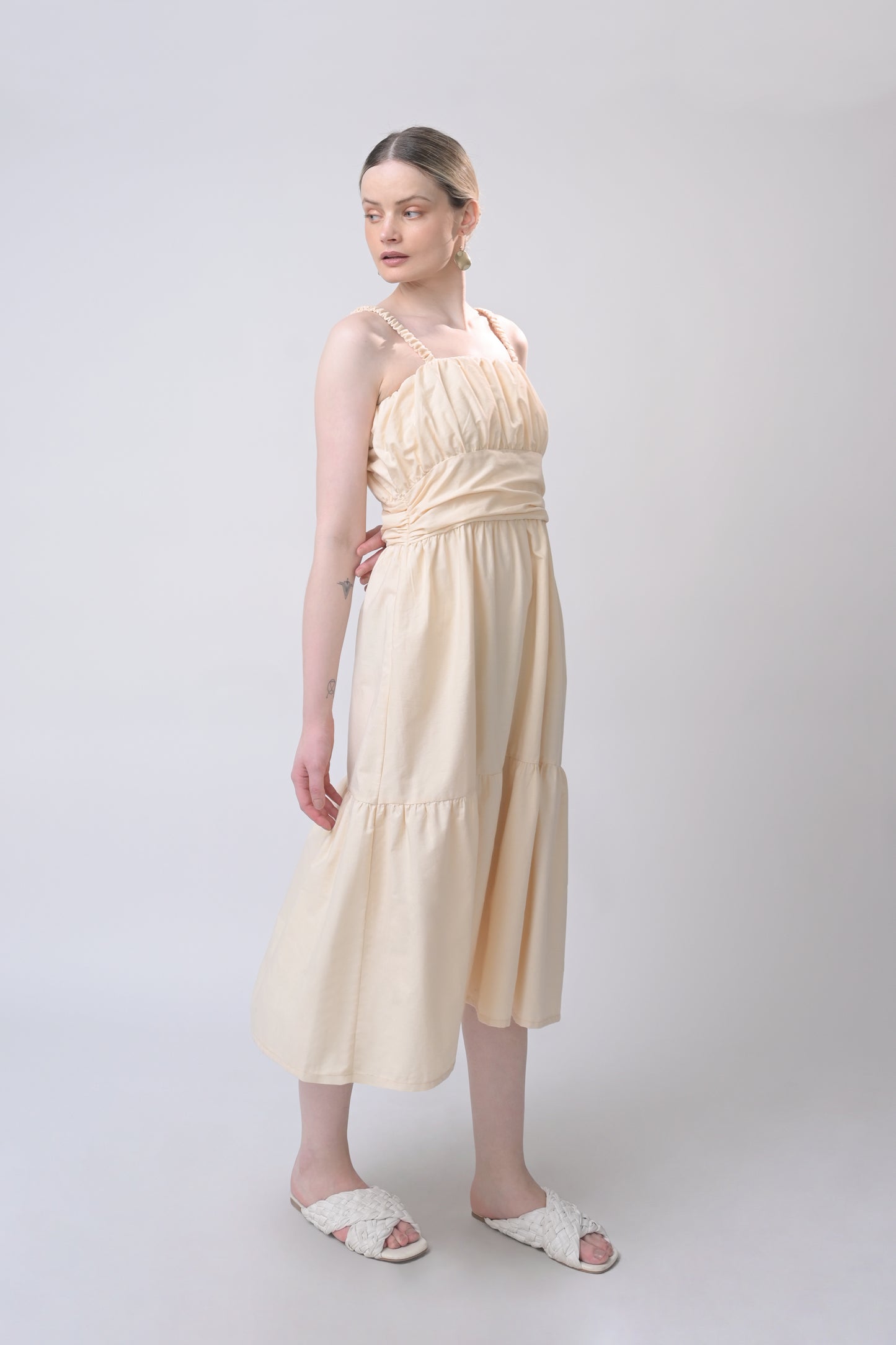 RAF Bavera Sleeveless Dress (Cream)