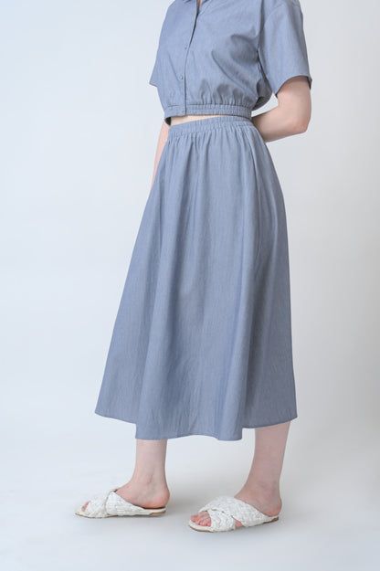 RAF Boheme Skirt (Plain Blue)