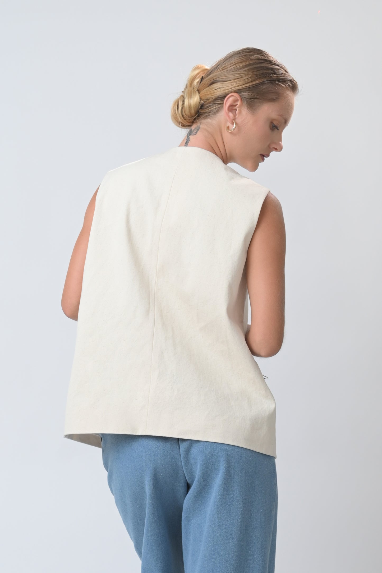 RAF Briar Sleeveless Vest Top (Cream)