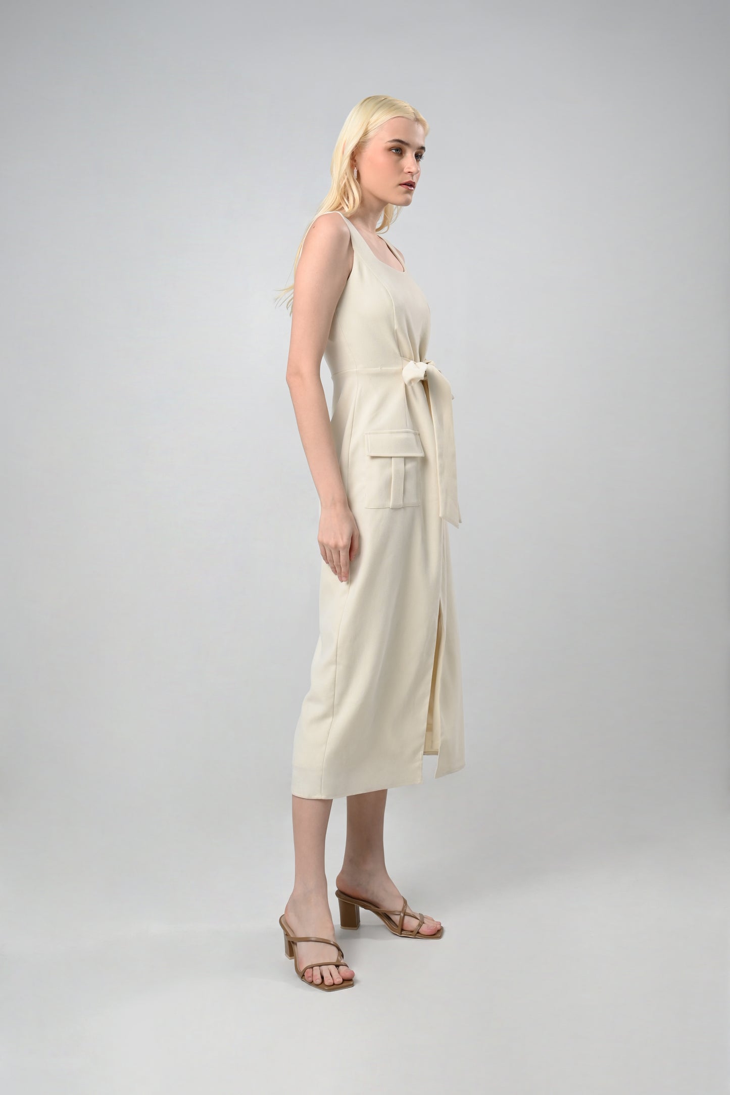 RAF Como Sleeveless Dress (Butter)