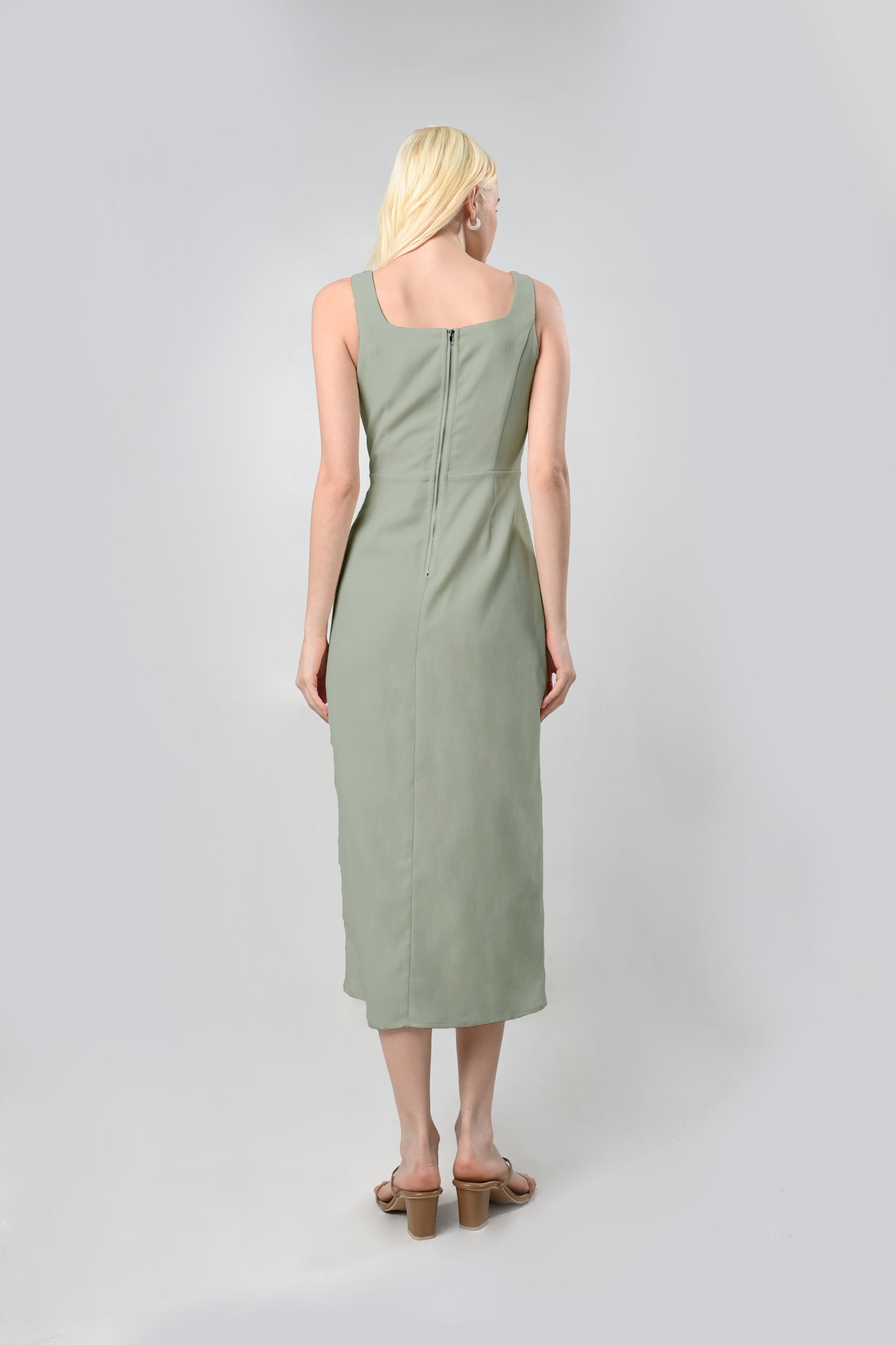 RAF Como Sleeveless Dress (Sage)