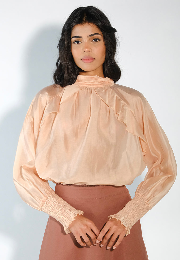 RAF Dahlia Long Sleeve Top (Light Beige)