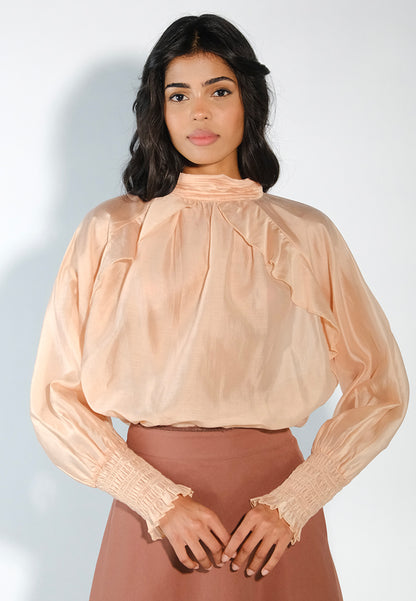RAF Dahlia Long Sleeve Top (Light Beige)