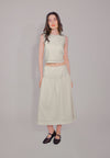 RAF Darren Wrap Sleeveless Top (Cream)