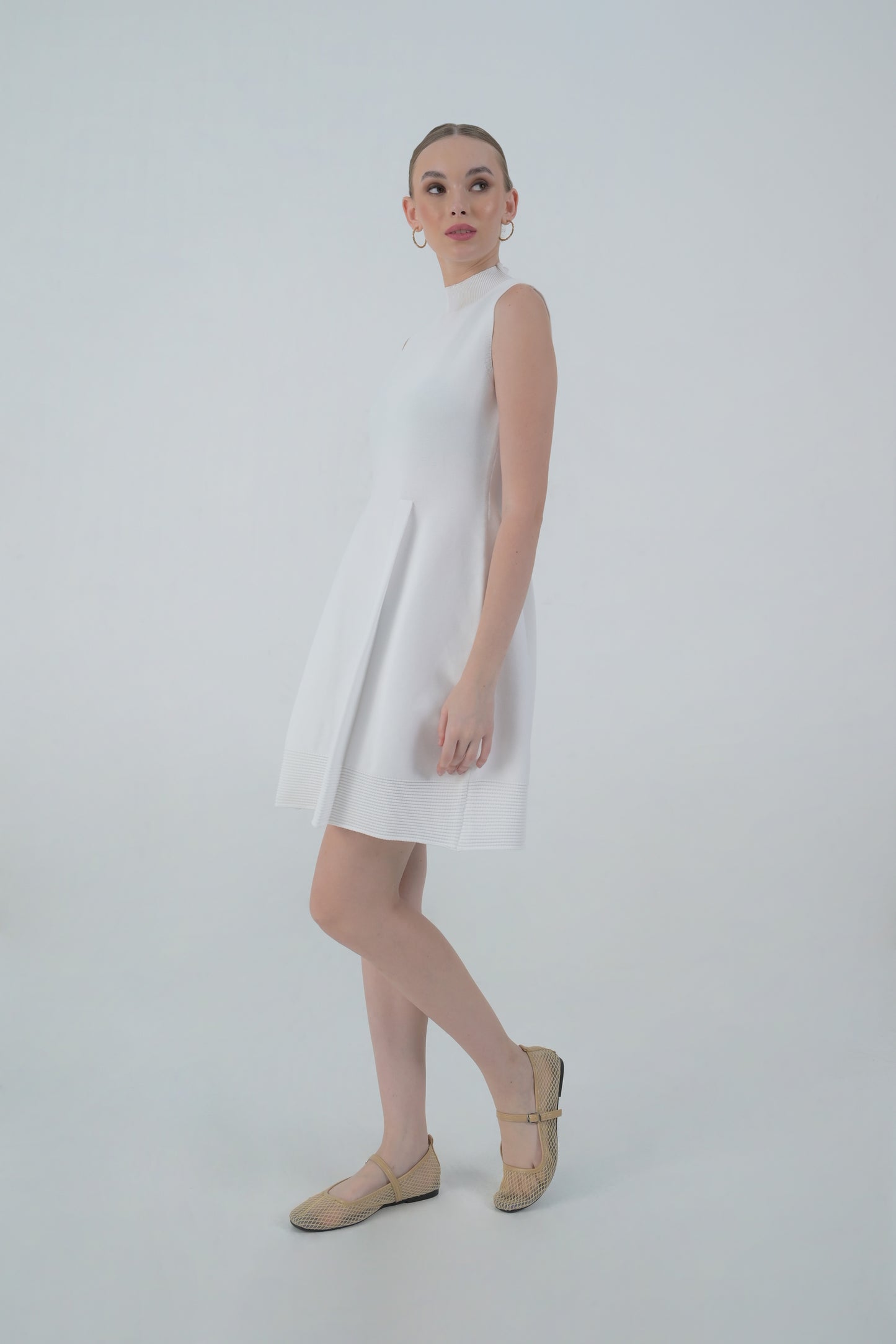 RAF Divo Sleeveless Dress (White)