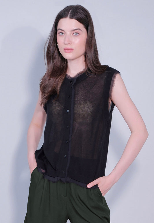 RAF Divva Sleeveless Top (Black)