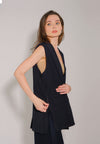 RAF Dunha Sleeveless Vest (Plain Mid.Blue)