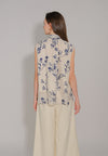 RAF Dunha Sleeveless Top (Printed Cream)