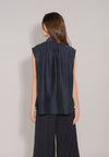 RAF Dunha Sleeveless Top (Plain Navy)