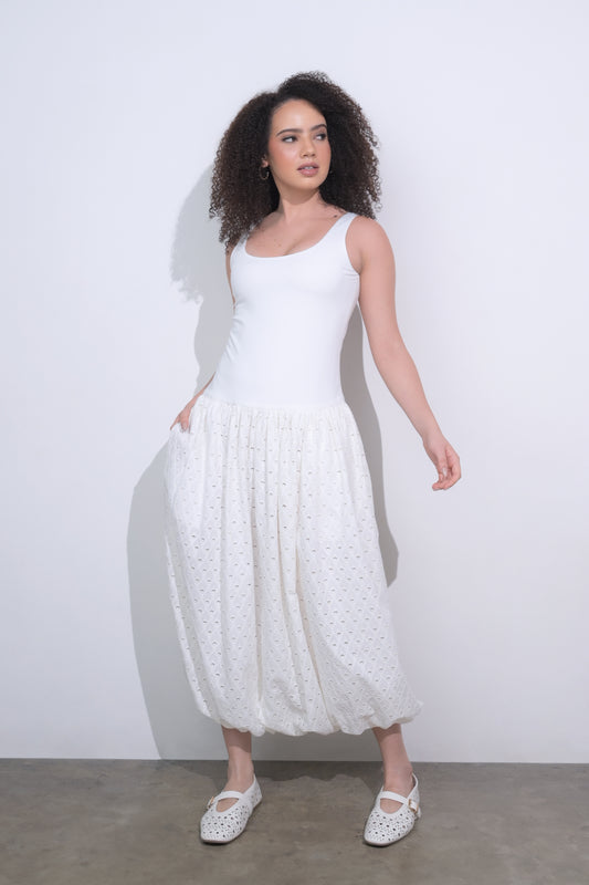 RAF Elixer Sleeveless Dress (Off-white)