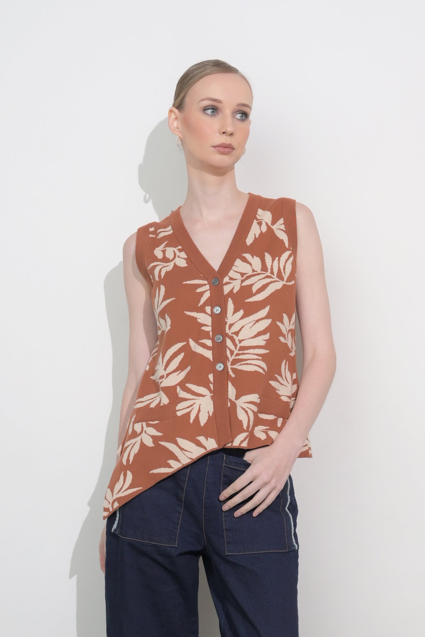 RAF Fresco Sleeveless Top (P. Brown)