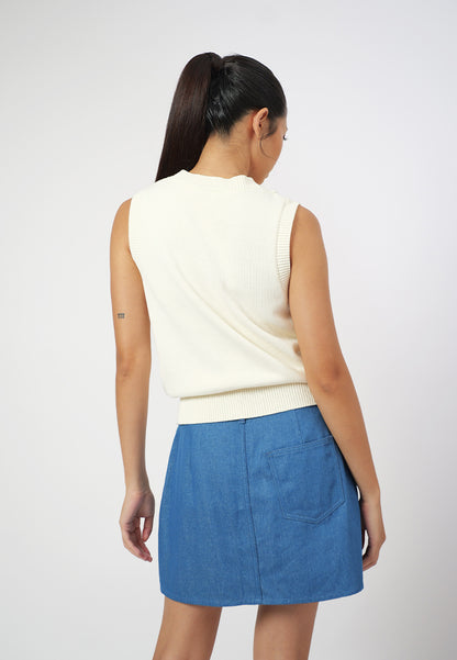 RAF Giana Sleeveless Top (Cream)