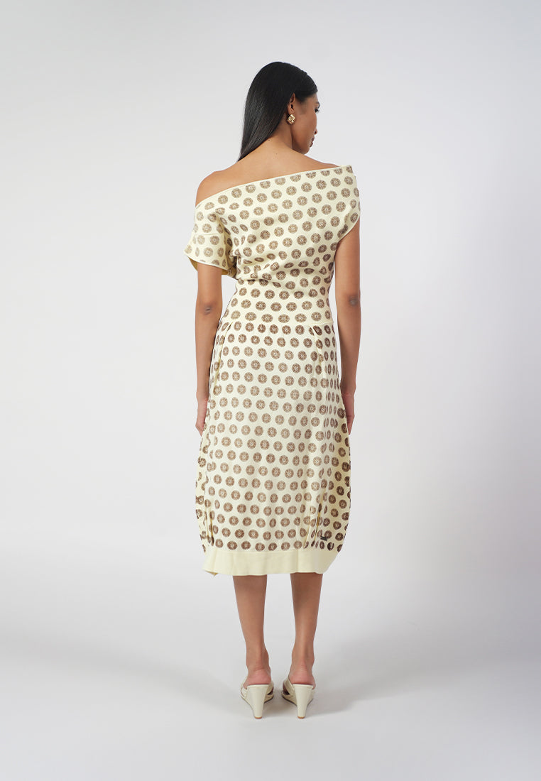 RAF Gumball Short Sleeve Dress  (Printed Butter)