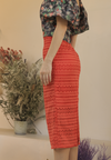 RAF X Debbie Co Hyacinth Skirt (Red Orange)