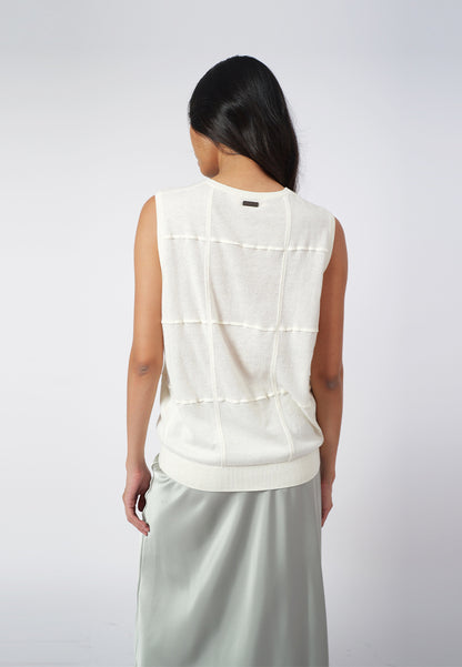 RAF Ivette Sleeveless Top (Offwhite)