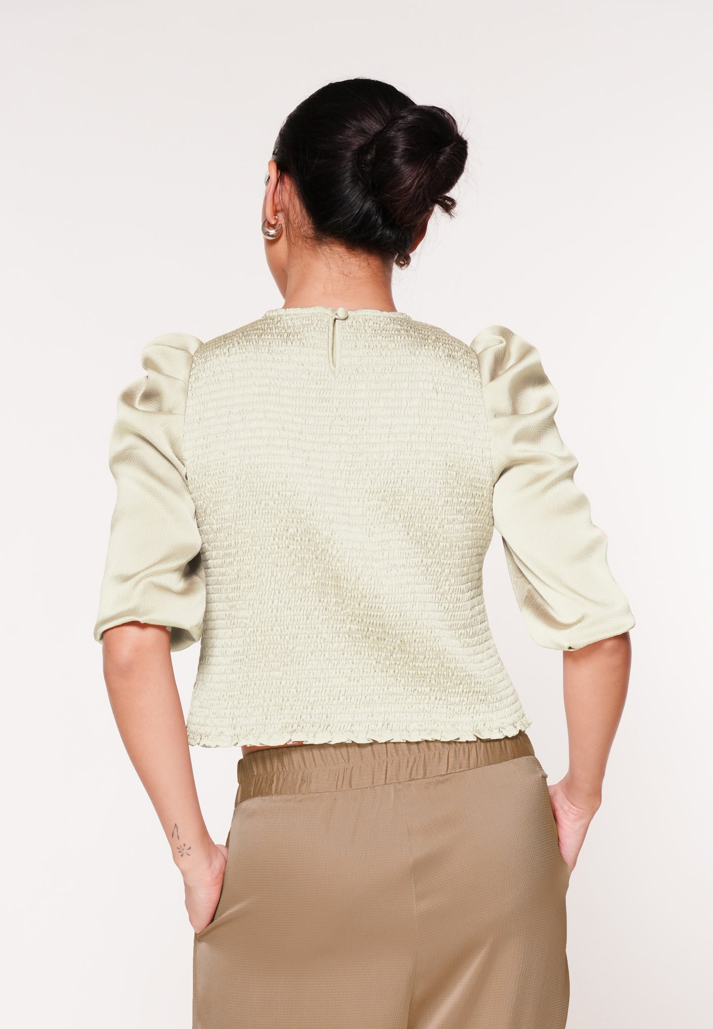 RAF Joust Quarter Sleeve Top (Cream)
