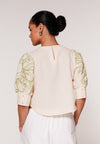 RAF Karma Quarter Sleeve Top (Cream)