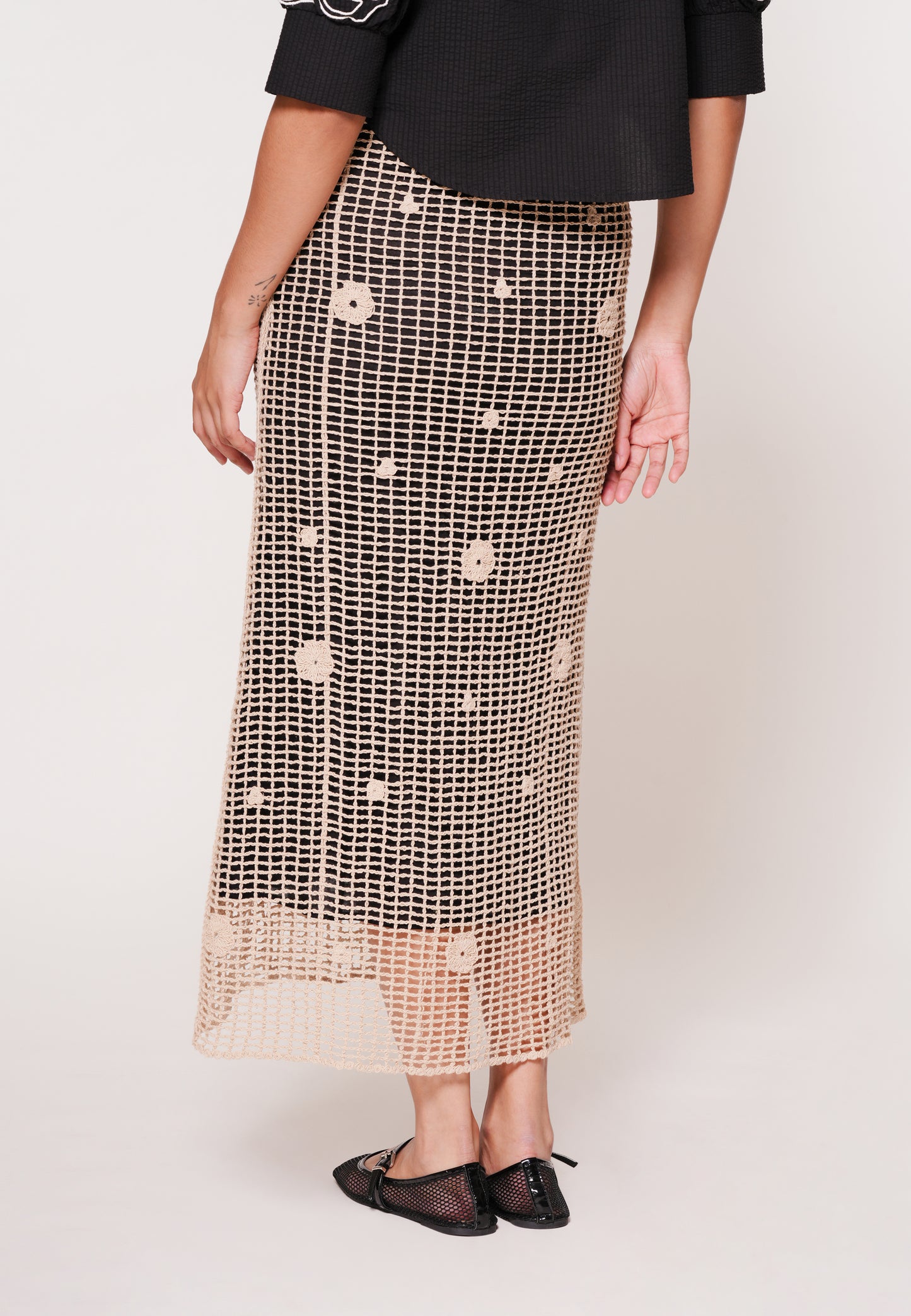 Raf Kiss Skirt (Beige)