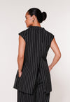 Raf Kite Sleeveless Top (Striped Black)