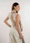 RAF Lace Sleeveless Tunic Top (Offwhite)
