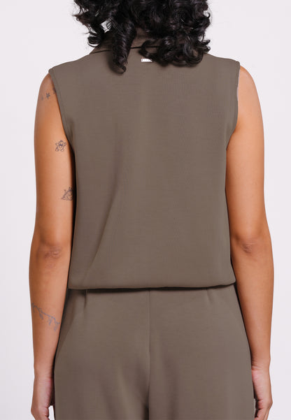 RAF New Sleeveless Top(Taupe)