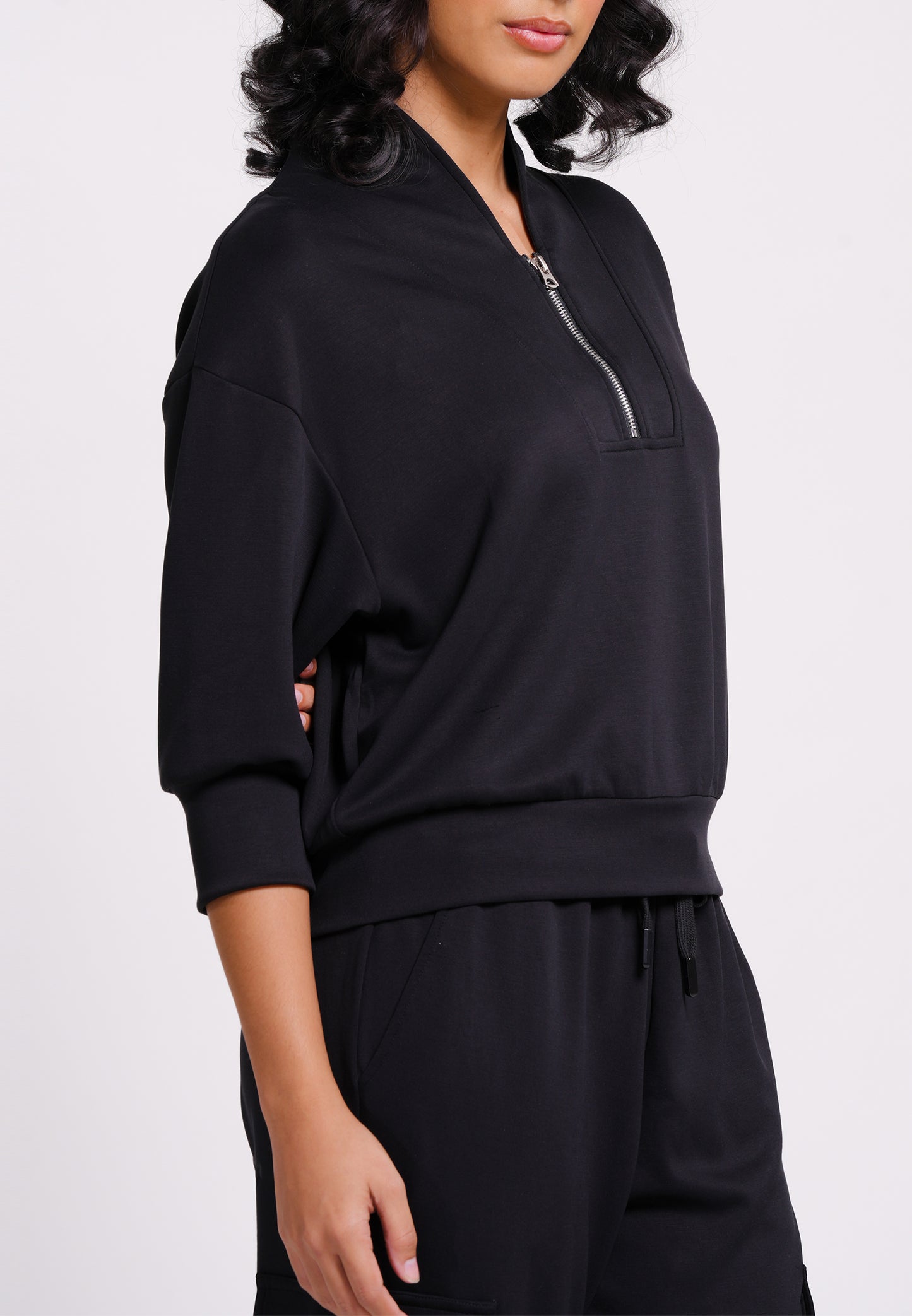 RAF Nimble Quarter Sleeve Top(Black)