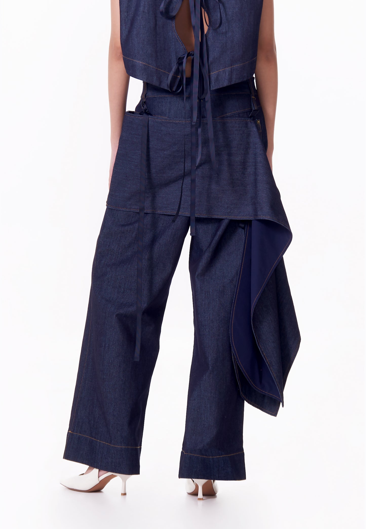 R.A.F. X nicolò  NP002 Pants W/ Belt  (Denim)