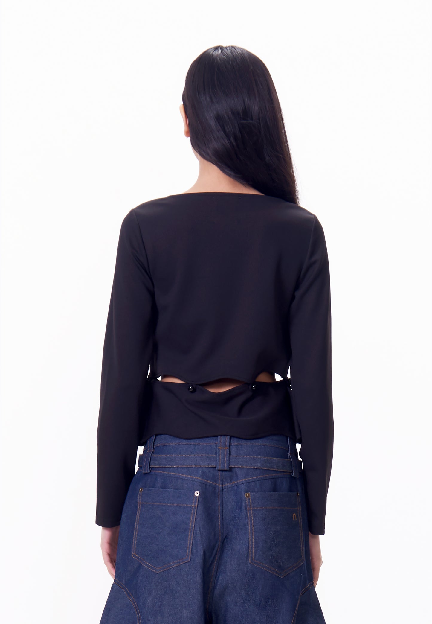 R.A.F. X nicolò  NP003 Long Sleeve Top (Black)