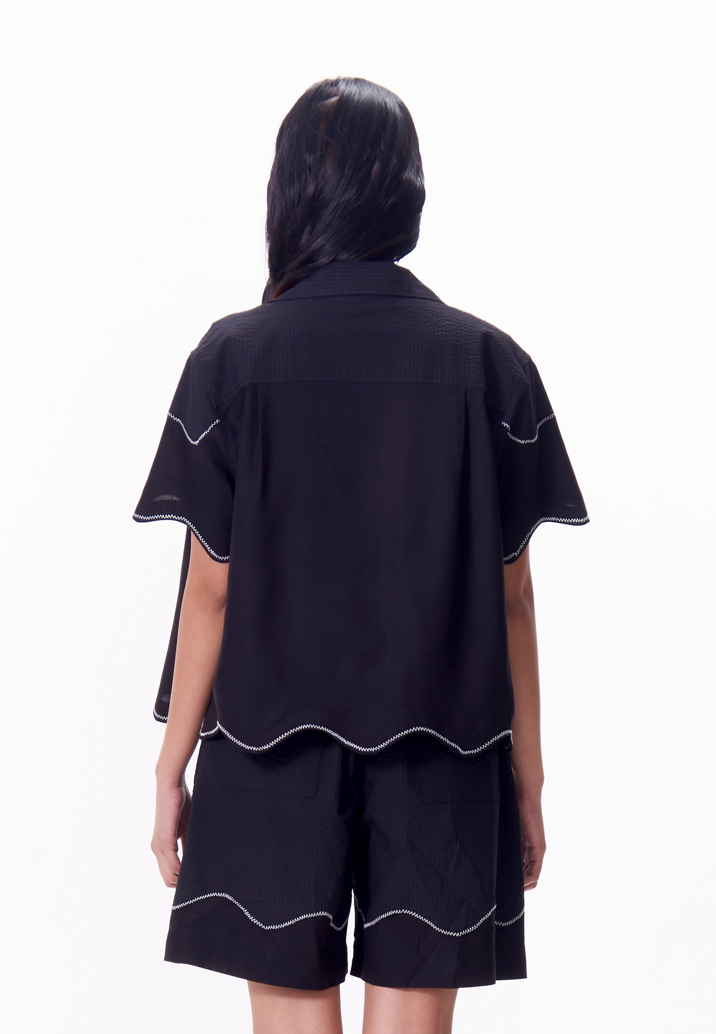 R.A.F. x nicolò NP010 Short Sleeve Top (Black)