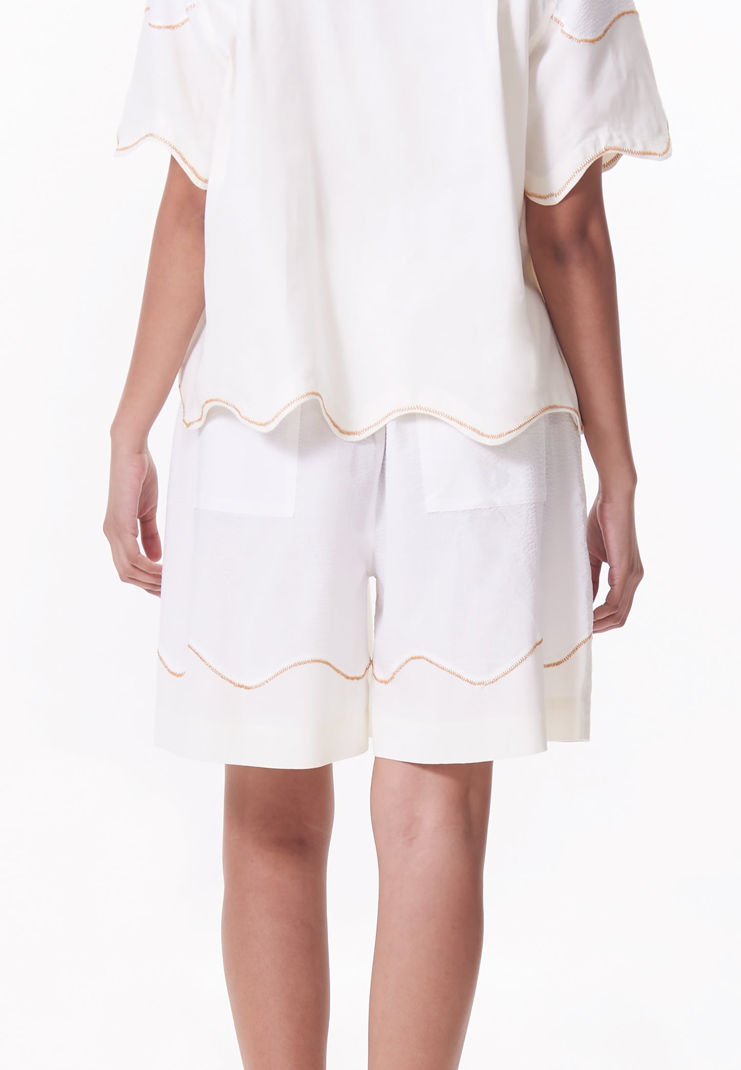 R.A.F. x nicolò NP011 Shorts (Offwhite)