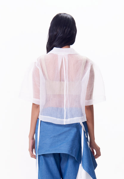 R.A.F. X nicolò  NP016 Short Sleeve Top (White)